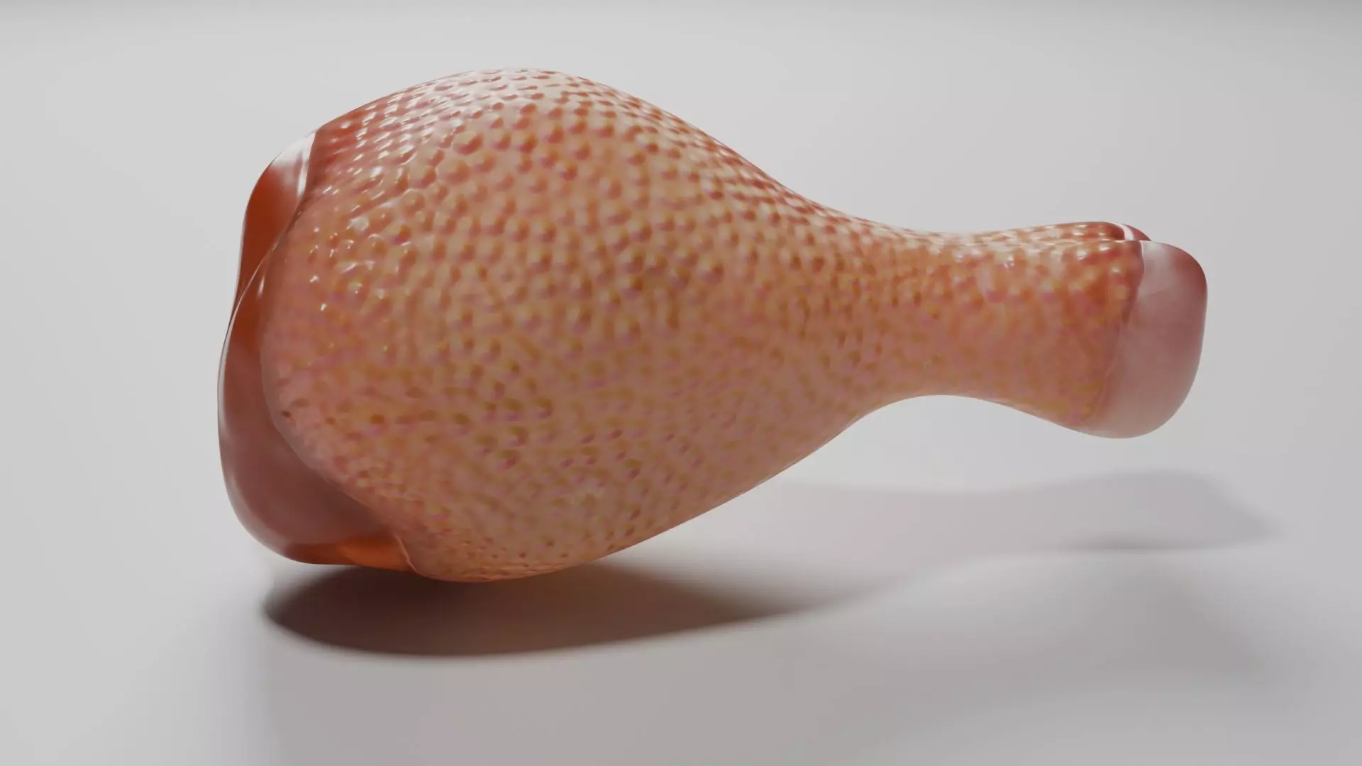 Chicken Leg Low-poly 3D model_4