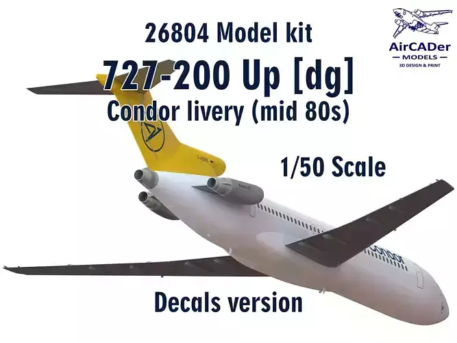 26804 Model kit Boeing 727-200 Up