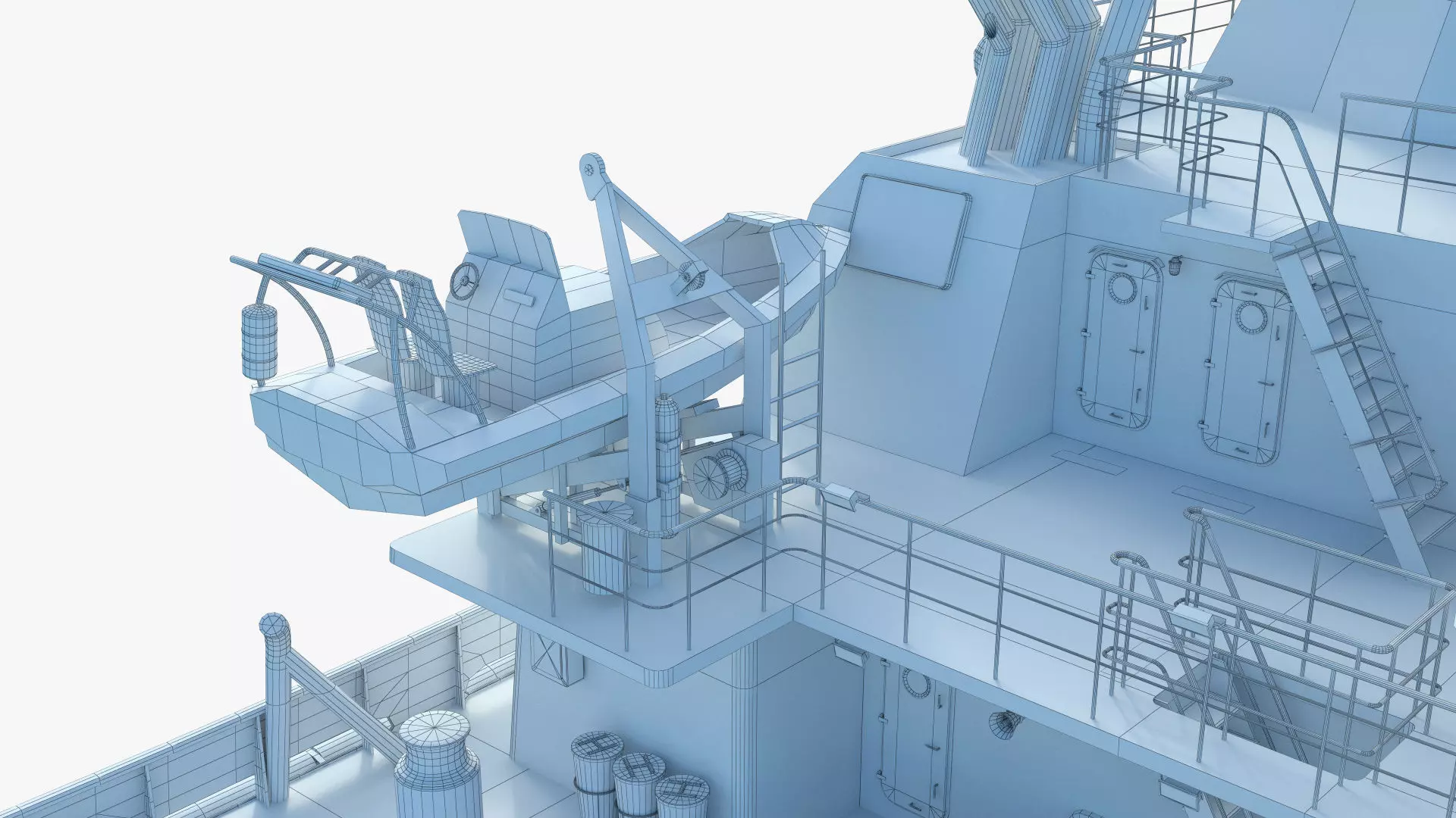 Tug Icebreaker Ship Realistic and Detailed 3D Model 3D model_13