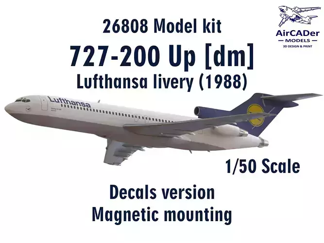 26808 Model kit Boeing 727-200 Up
