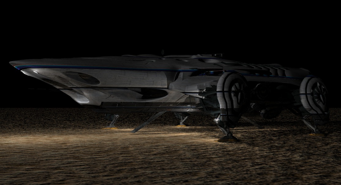 Alpha Explorer Starcruiser 3D print model_2