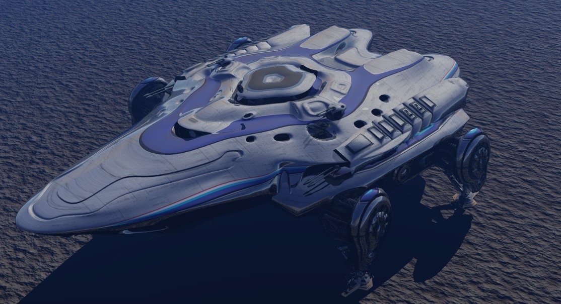 Alpha Explorer Starcruiser 3D print model_4
