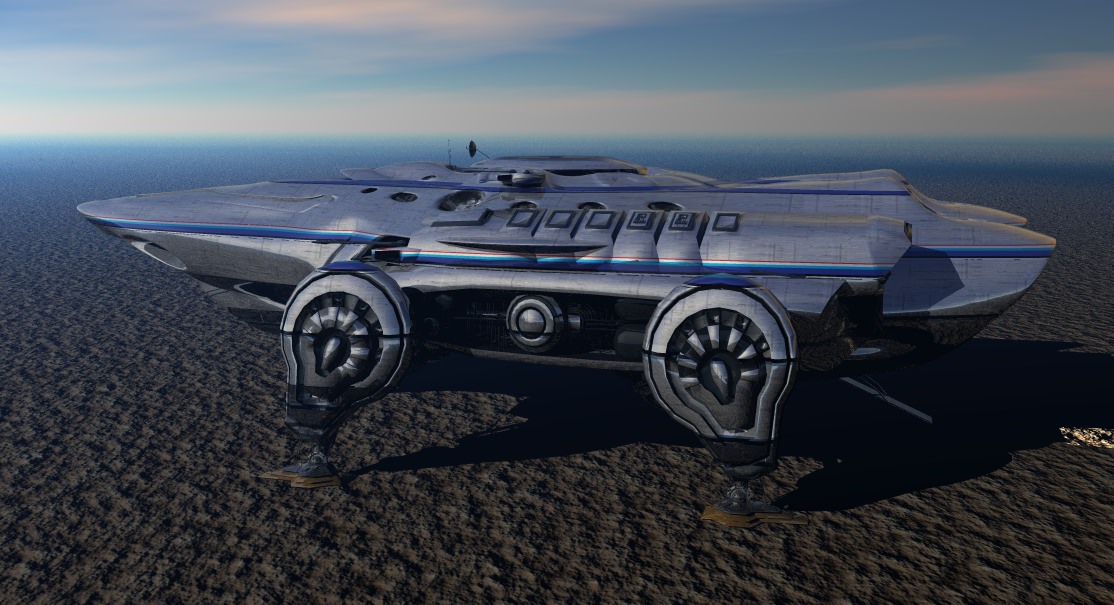 Alpha Explorer Starcruiser 3D print model_3