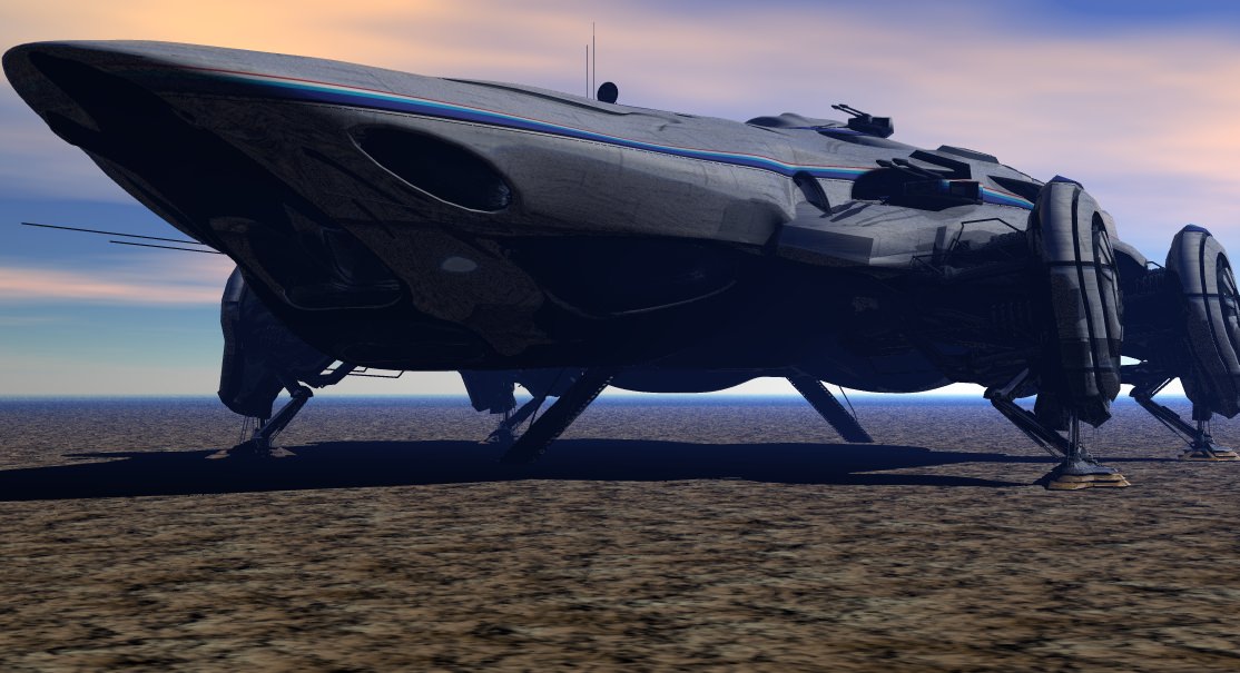 Alpha Explorer Starcruiser 3D print model_9