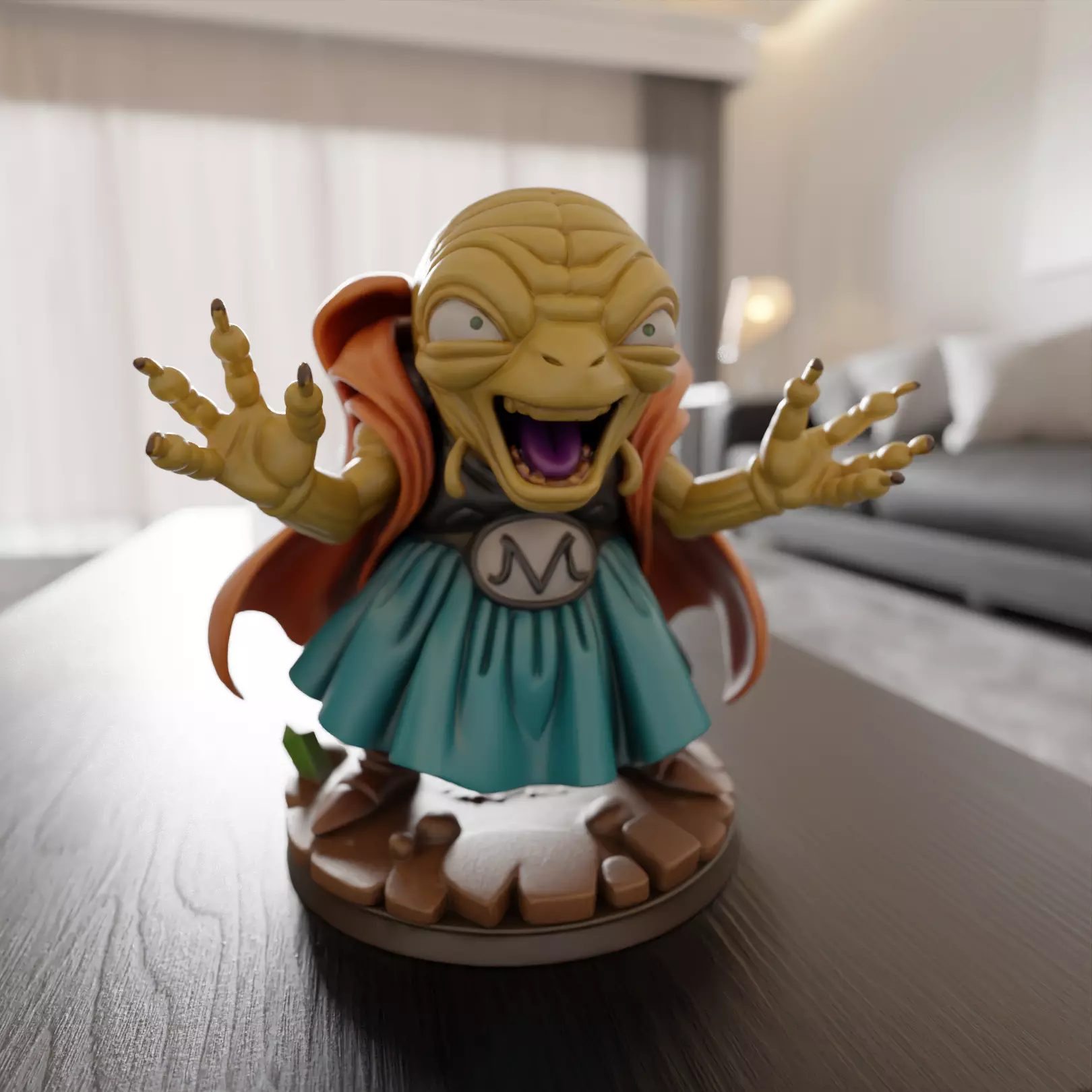 babidi Dragon Ball 3D print model_0