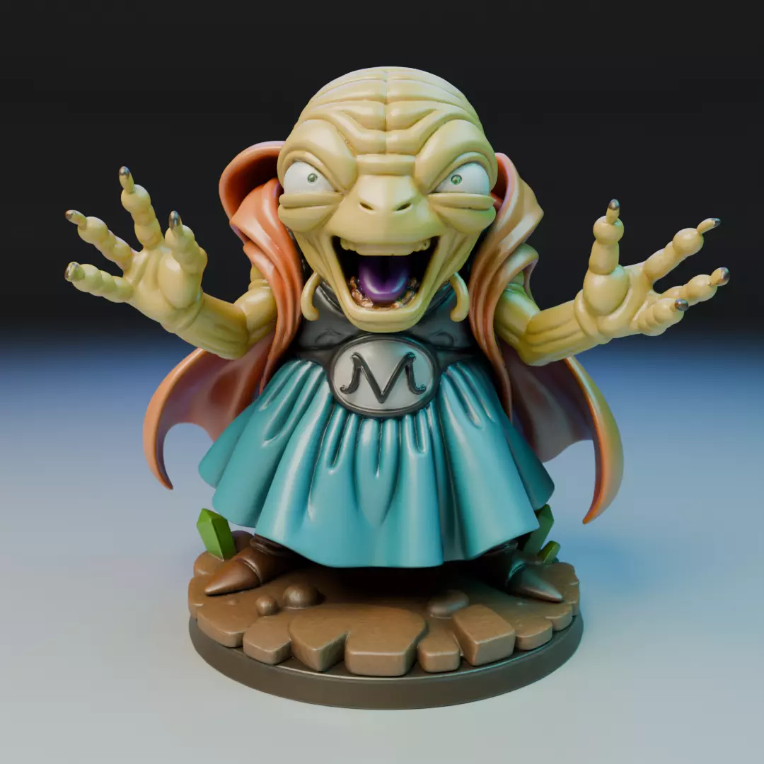 babidi Dragon Ball 3D print model_16