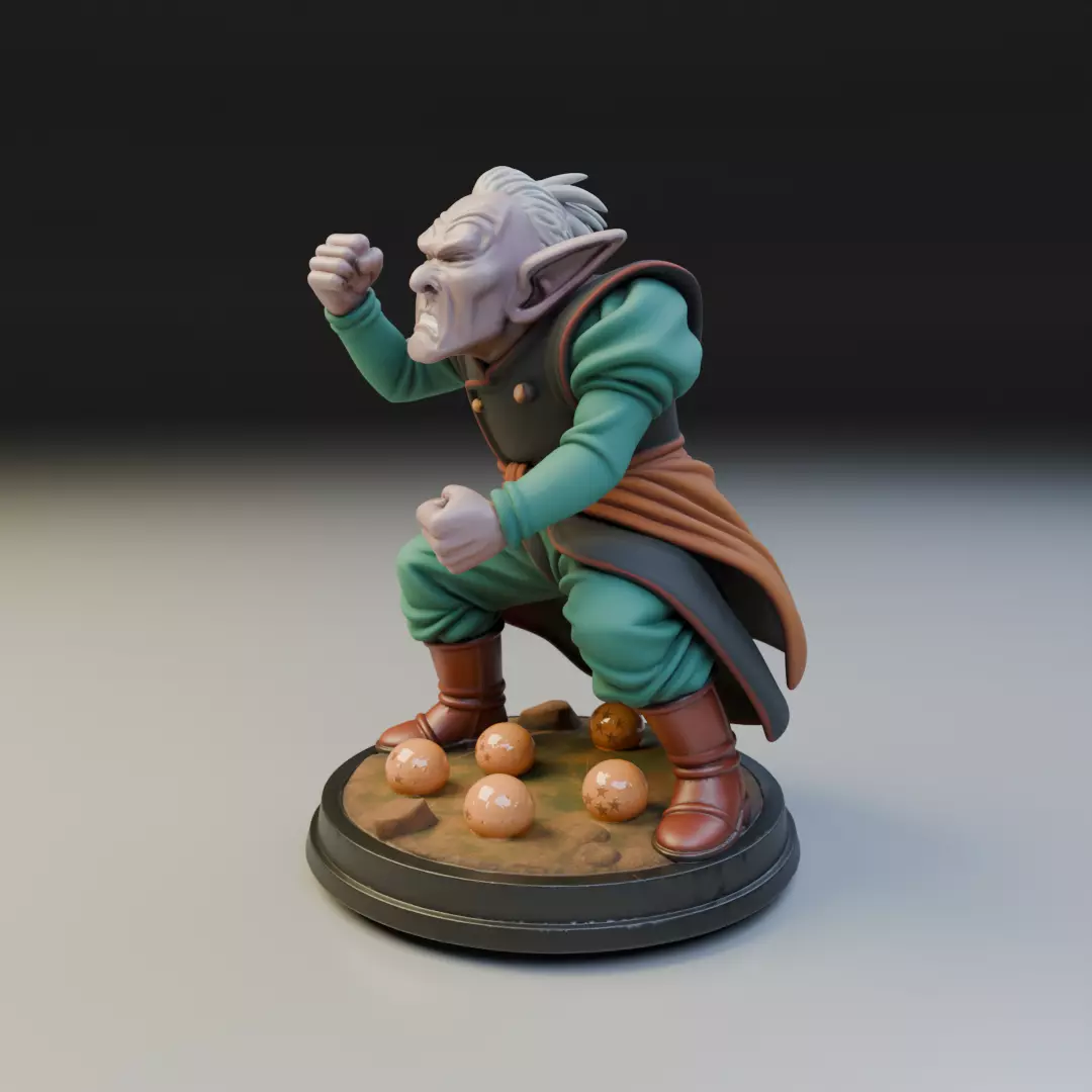 ELDER KAIO-SHIN Dragon Ball 3D print model_10