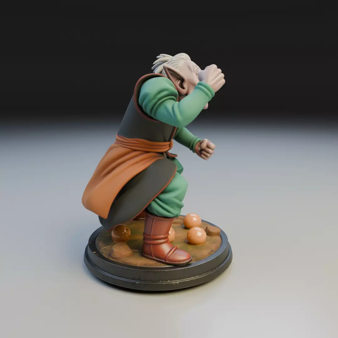 ELDER KAIO-SHIN Dragon Ball 3D print model_2