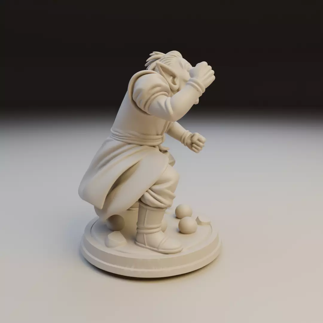 ELDER KAIO-SHIN Dragon Ball 3D print model_1