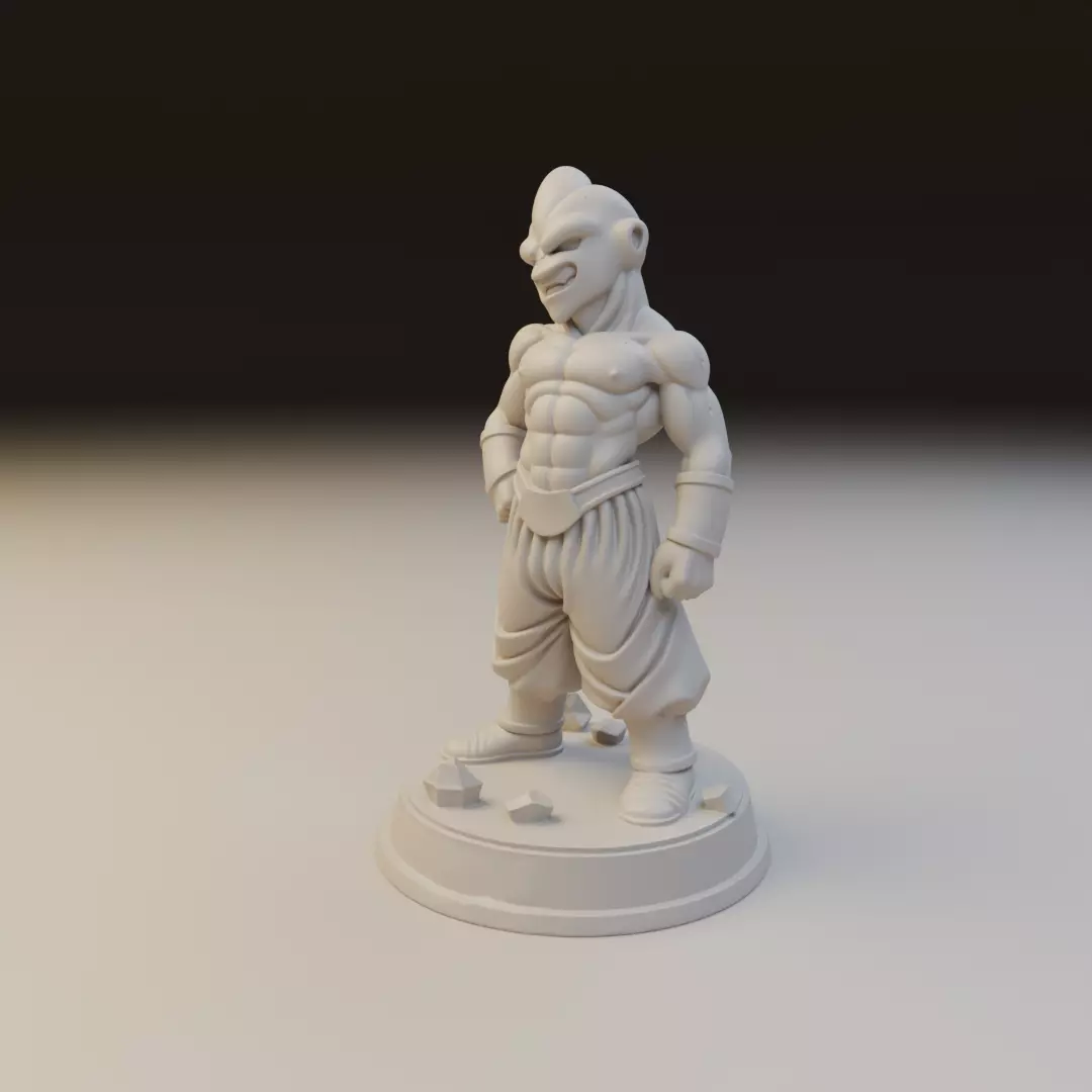 Kid Boo Dragon Ball 3D print model_9