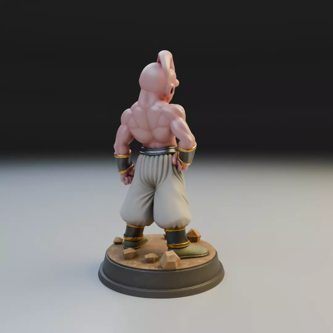 Kid Boo Dragon Ball 3D print model_14