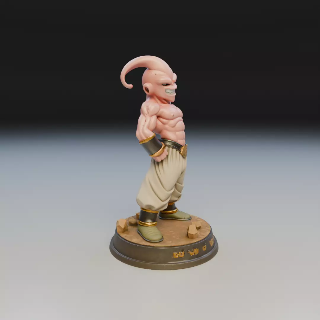 Kid Boo Dragon Ball 3D print model_12