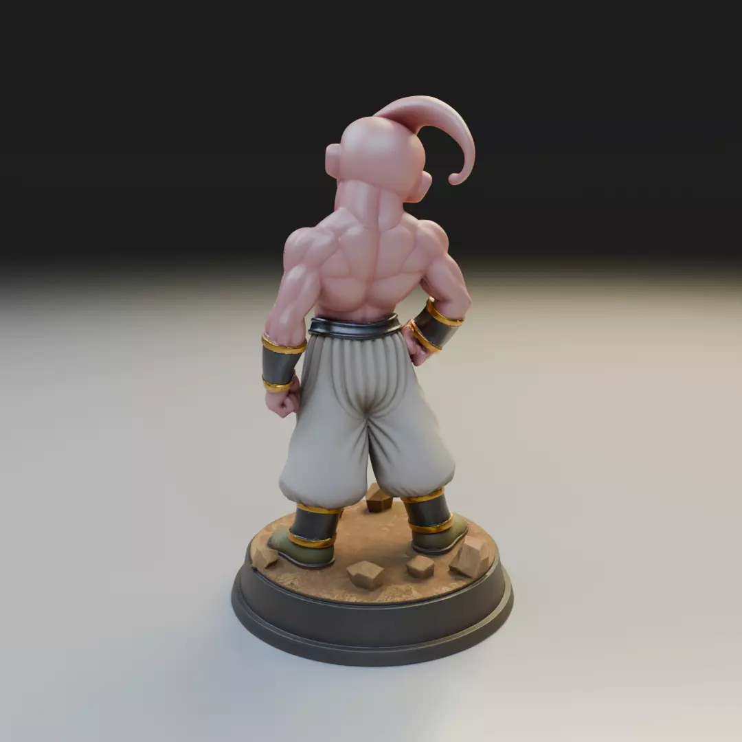 Kid Boo Dragon Ball 3D print model_6