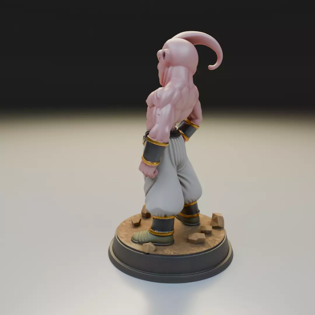 Kid Boo Dragon Ball 3D print model_8