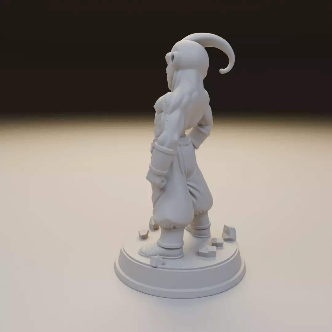 Kid Boo Dragon Ball 3D print model_7