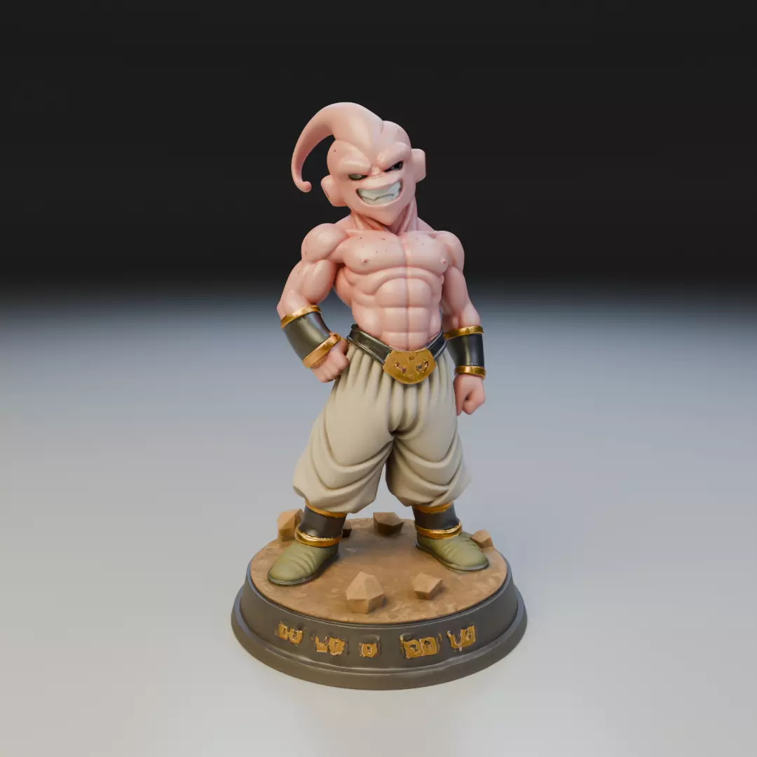Kid Boo Dragon Ball 3D print model_16