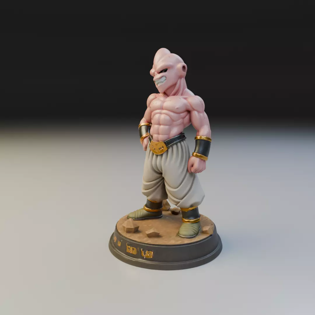 Kid Boo Dragon Ball 3D print model_10
