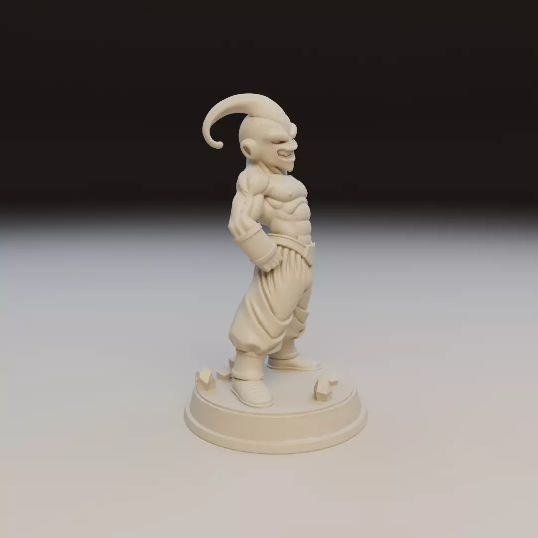 Kid Boo Dragon Ball 3D print model_11