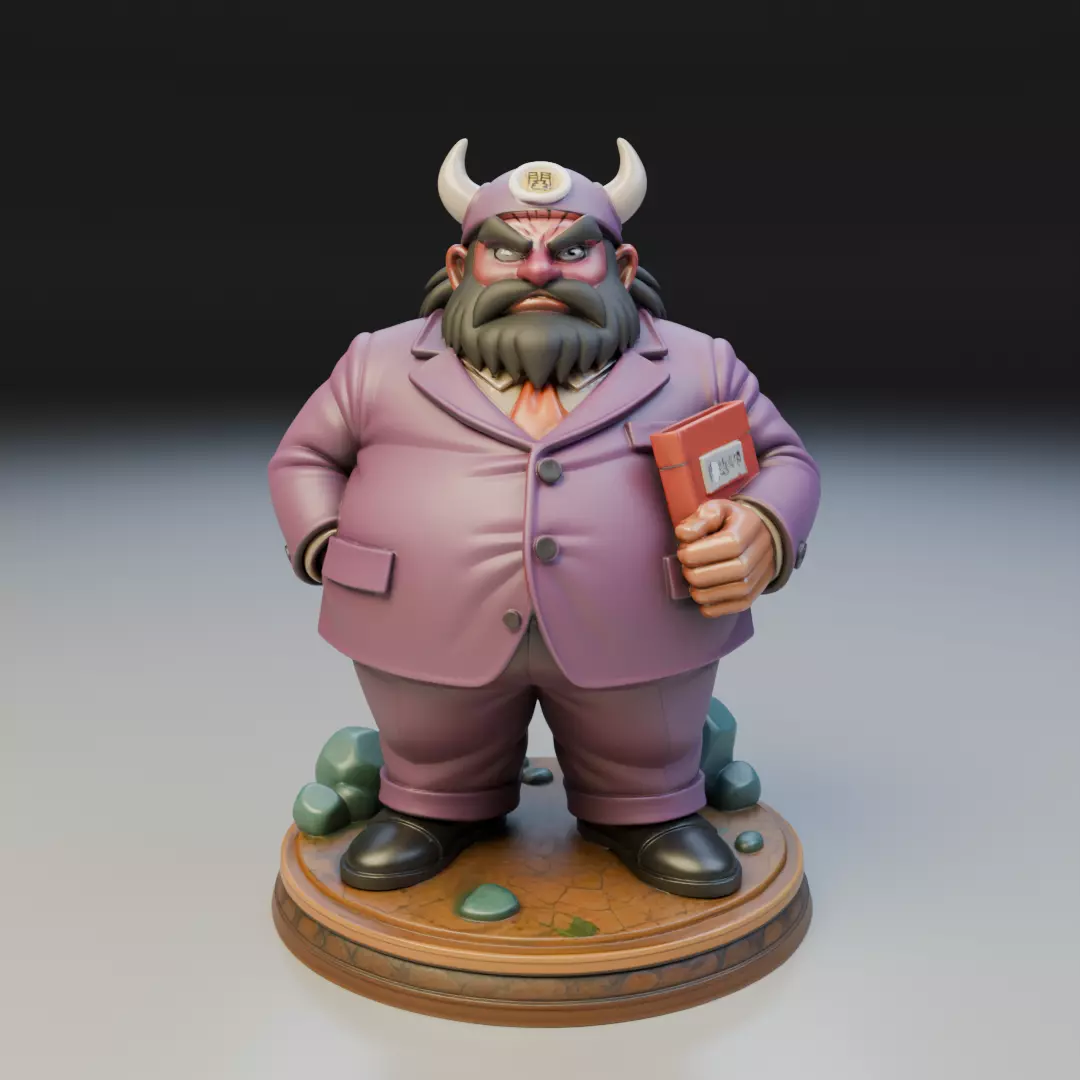 King Yemma Dragon Ball 3D print model_15