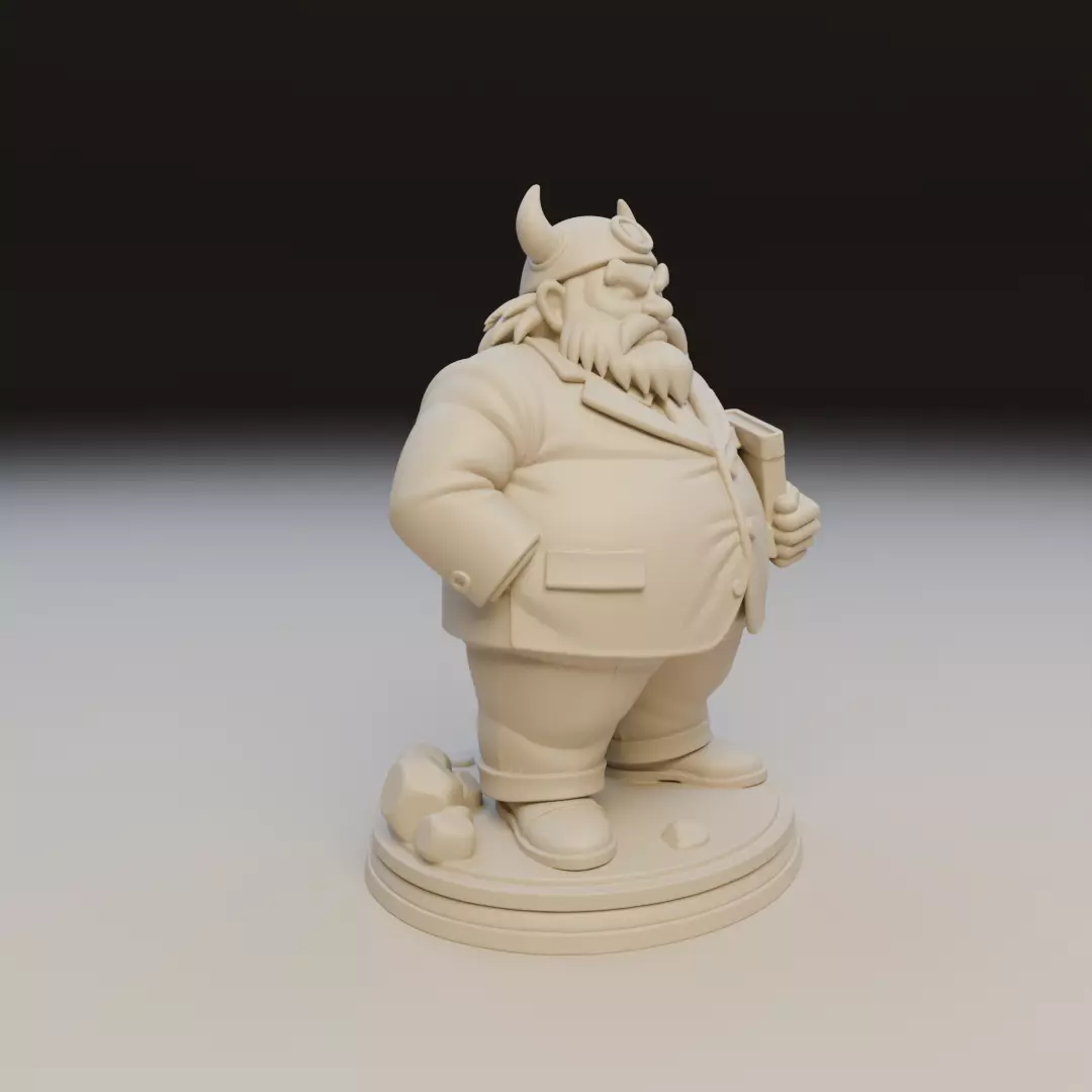 King Yemma Dragon Ball 3D print model_12