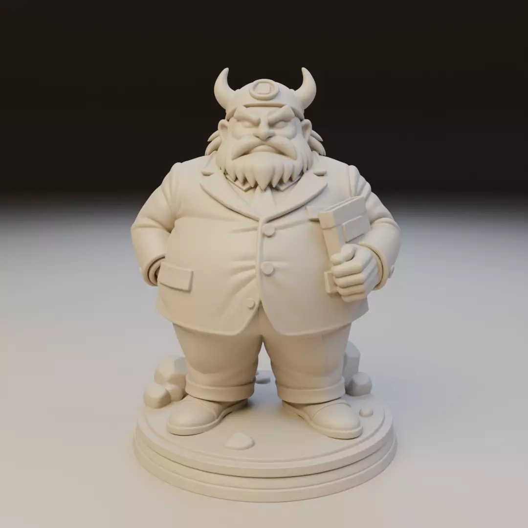 King Yemma Dragon Ball 3D print model_16