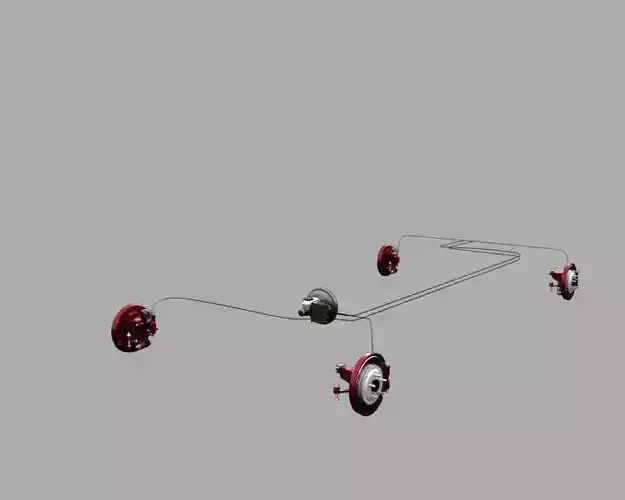 AntiLock Braking System Free 3D model