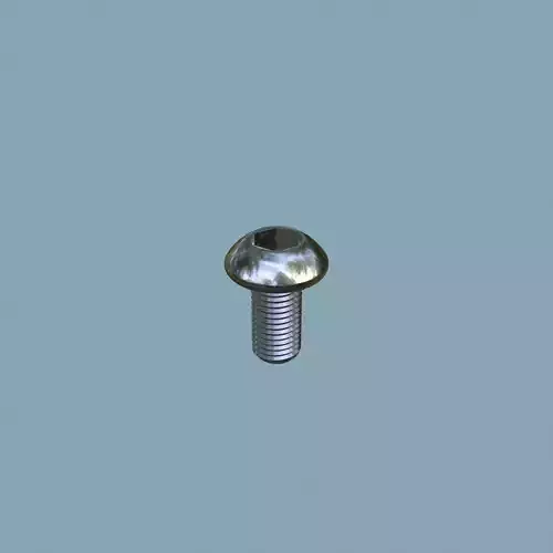 Steel Stained M6 Bolt Allen Dome