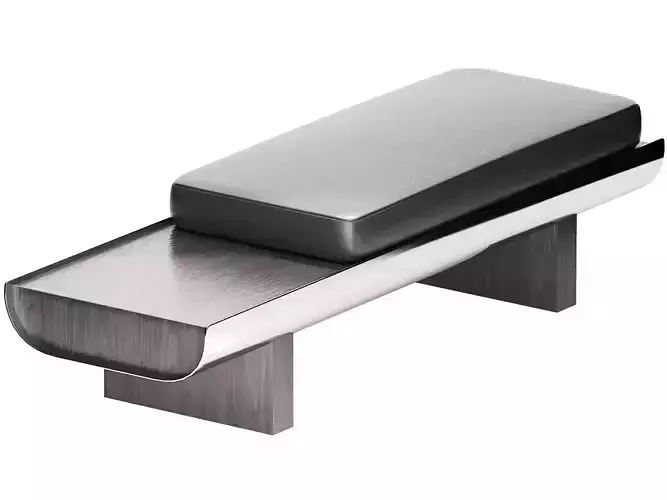 minotti pilotis bench