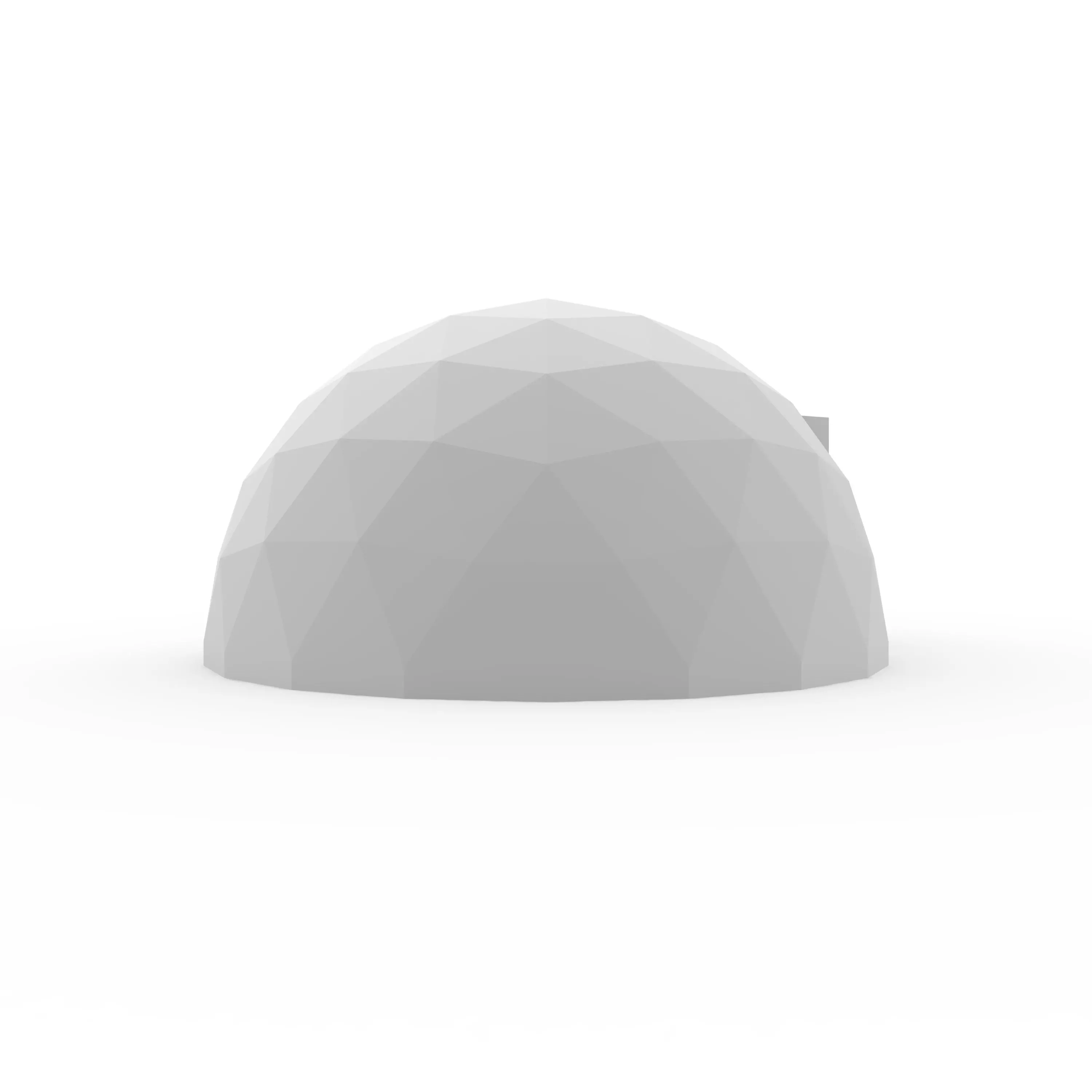 Geodesic Dome Glamping 01 3D model_4