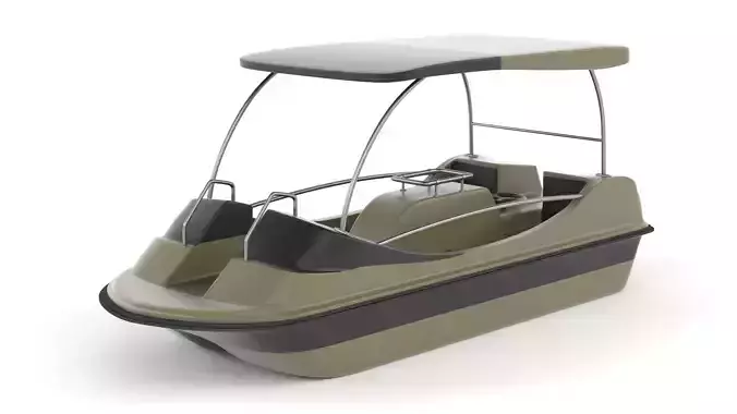 Fiberglass Pedal Boat