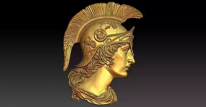 Roman warrior CNC Relief Model
