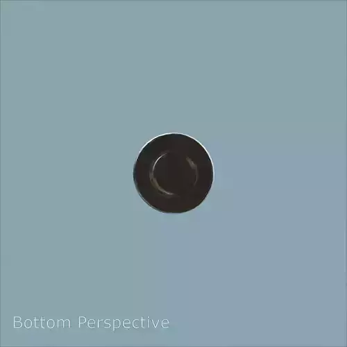 Steel Stained M8 Bolt Allen Dome 3D model 6