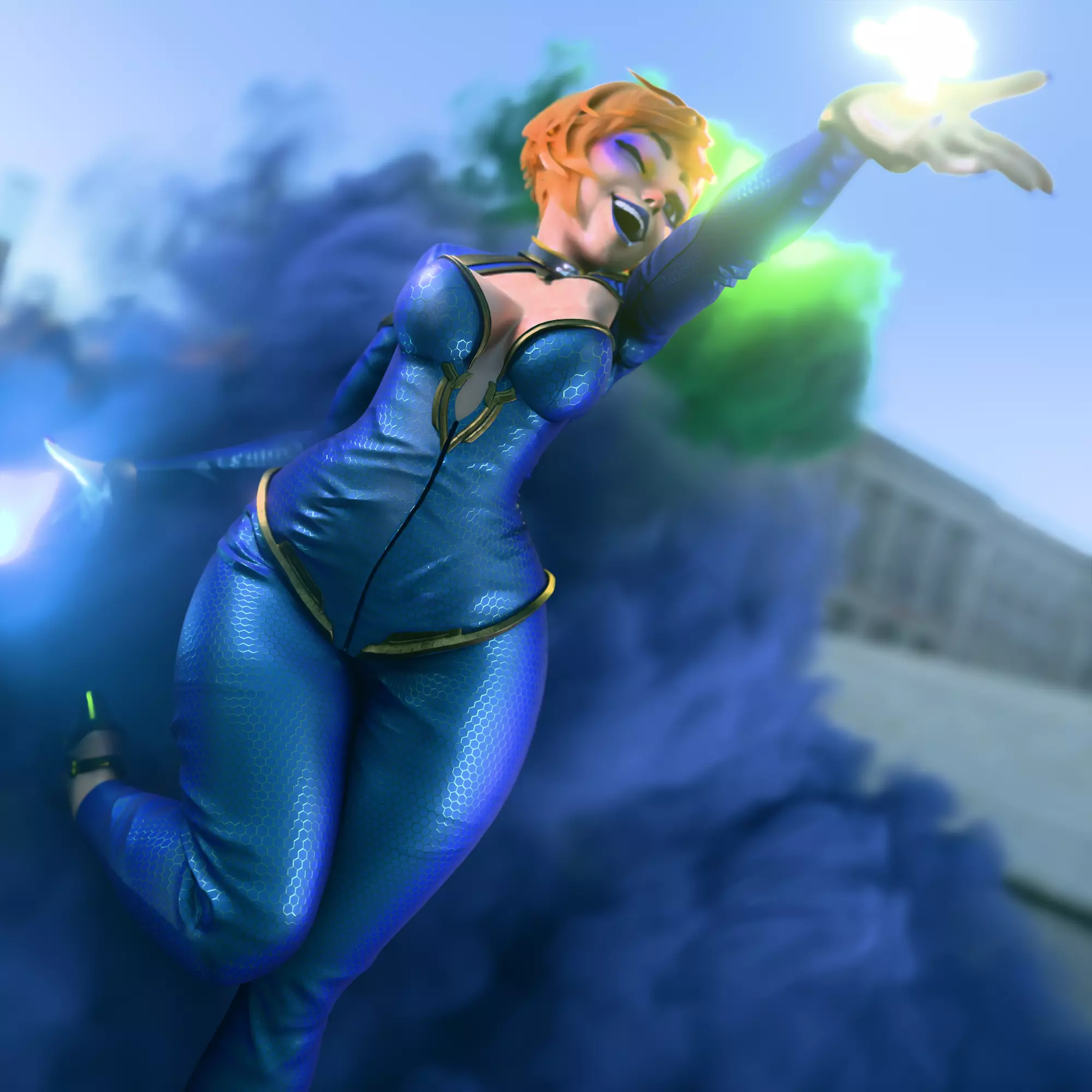 Cybergilr 3D model_2