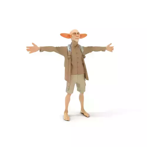 Elf Character Model Pack with Detailed Outfit