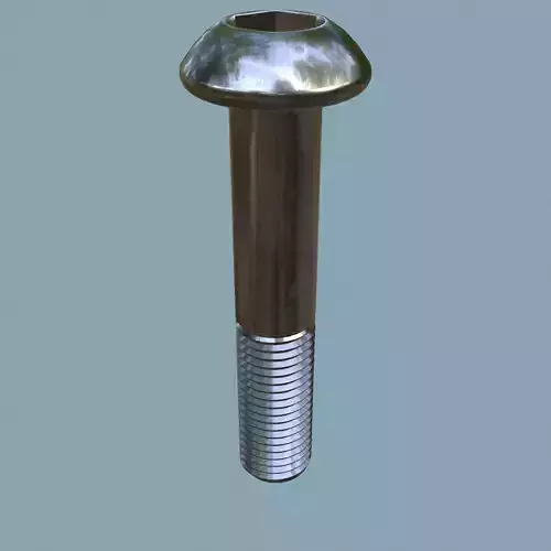 Steel Stained M12 Bolt Allen Dome