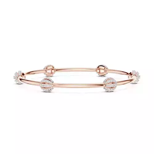 New Trending Design Round Diamond Bracelet Woman 3DM STL Video