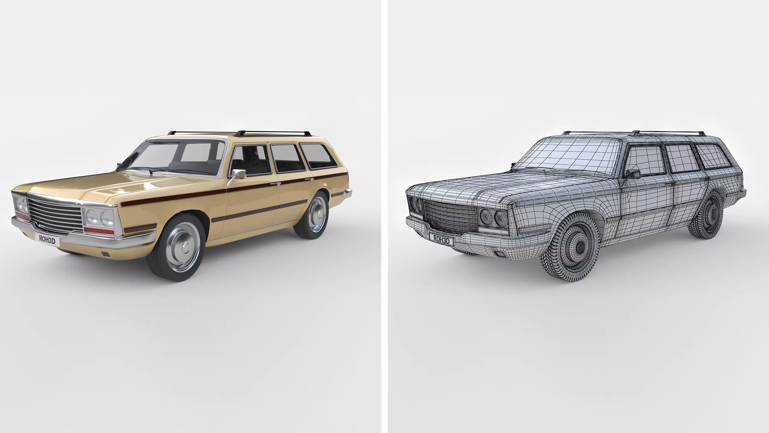 Classic Generic Car Collection High-Quality 3D Models _4