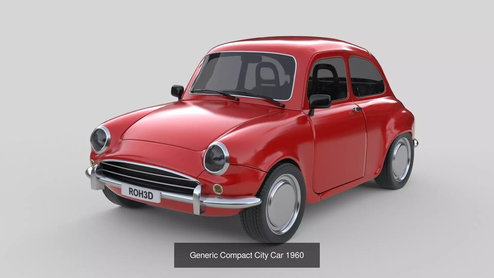 Classic Generic Car Collection High-Quality 3D Models _20