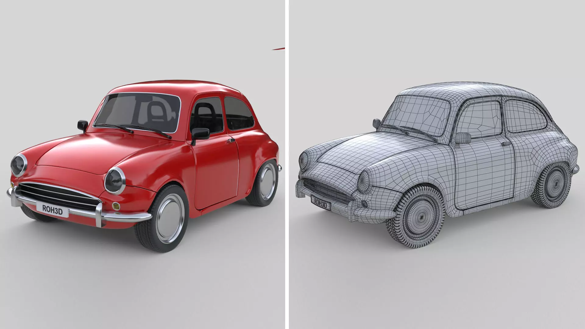 Classic Generic Car Collection High-Quality 3D Models _10