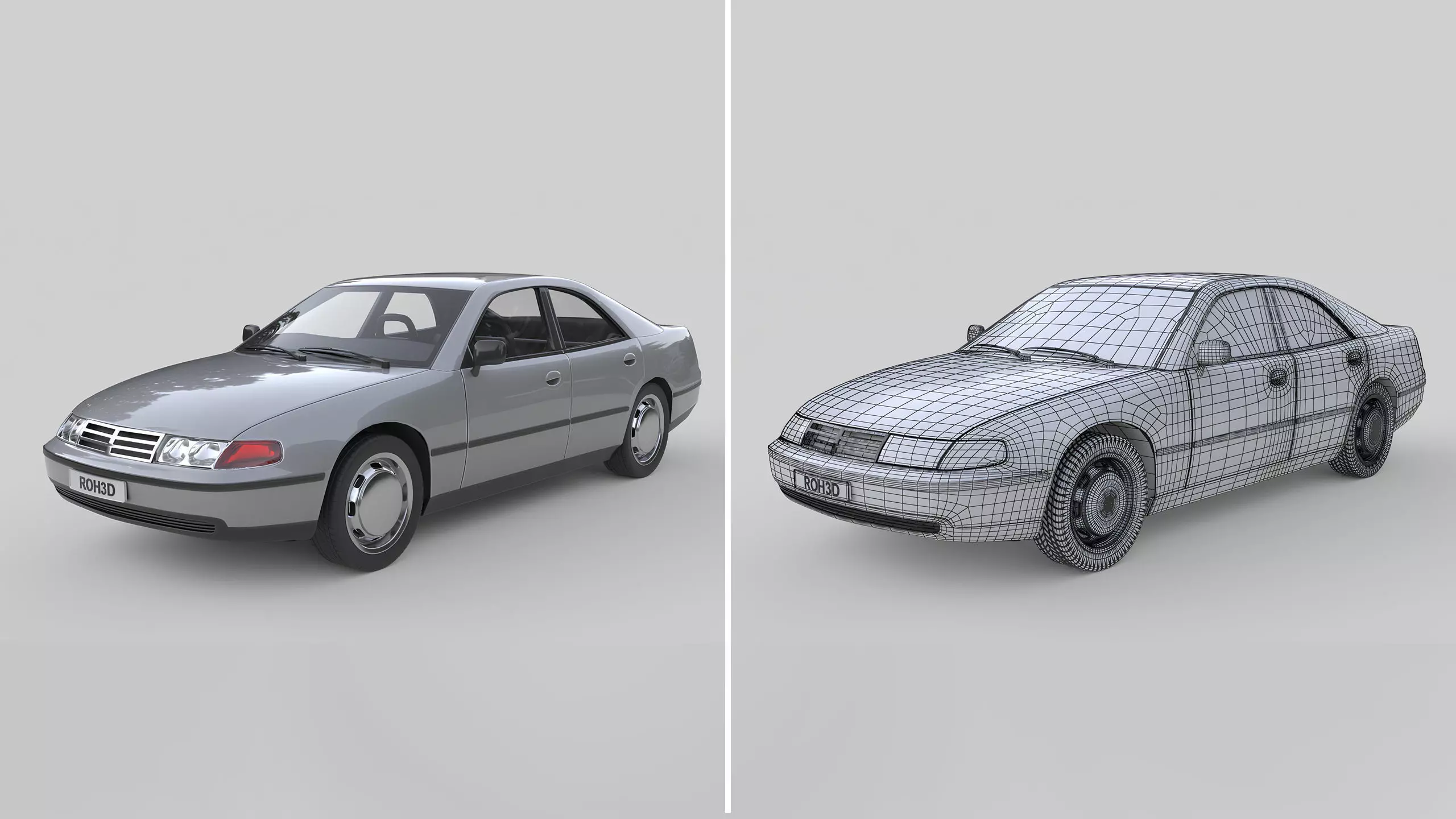 Classic Generic Car Collection High-Quality 3D Models _7