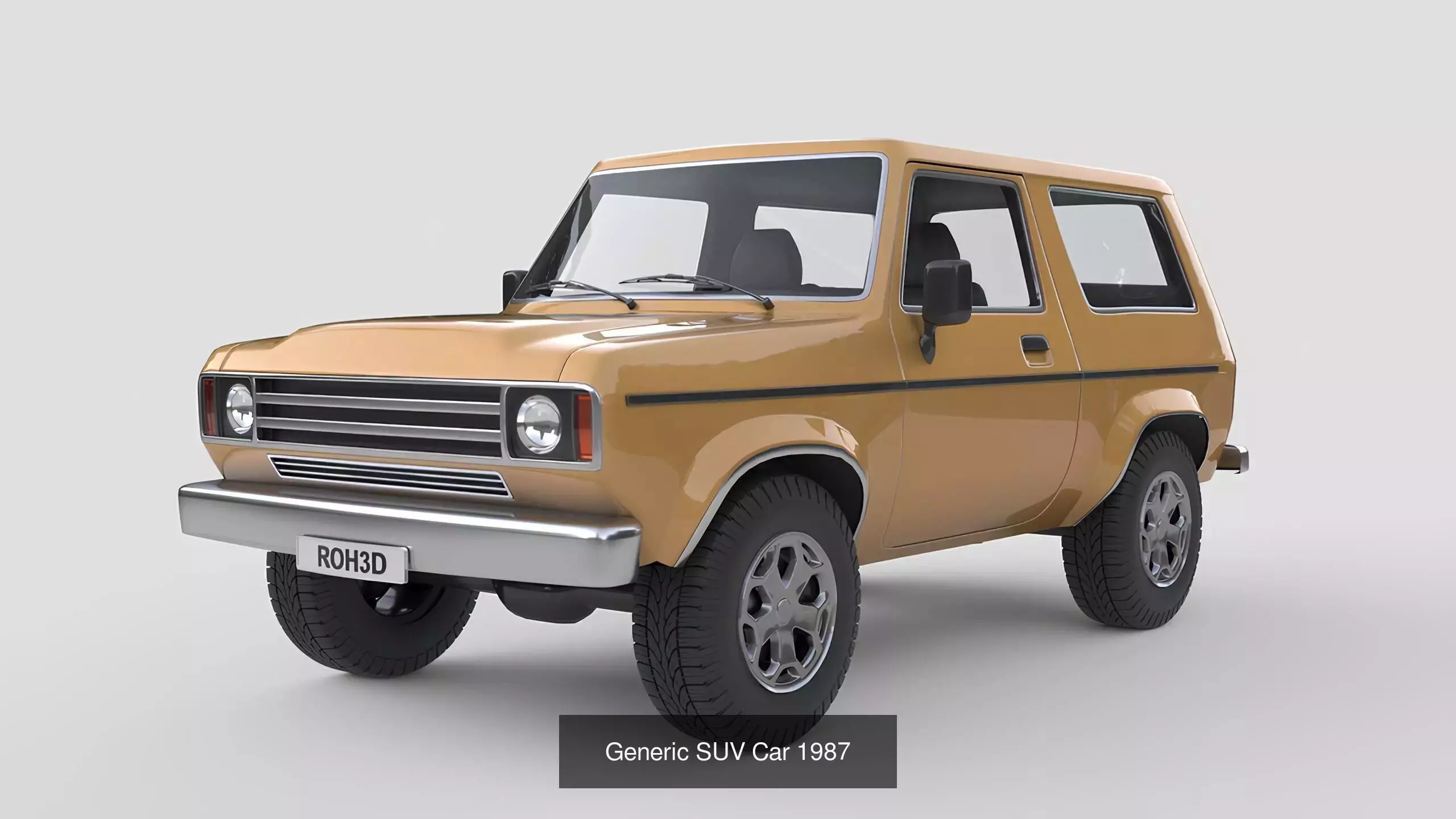 Classic Generic Car Collection High-Quality 3D Models _18