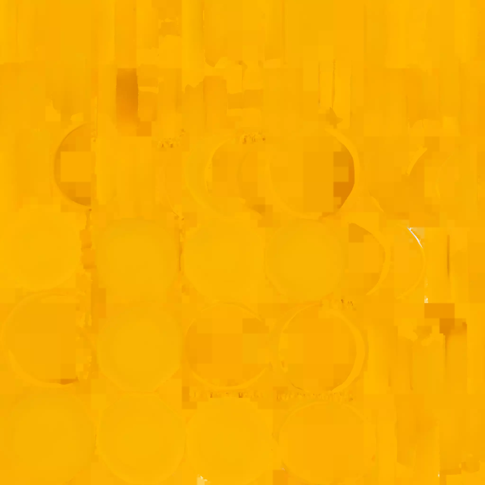 Stacks of golden octagonal coins 3D model_3