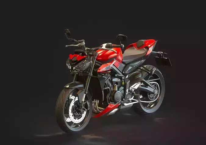 Base model for Triumph Street Triple 765 2024 3D model