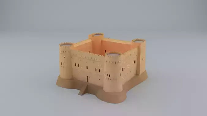 Traditional Fort 3D Model