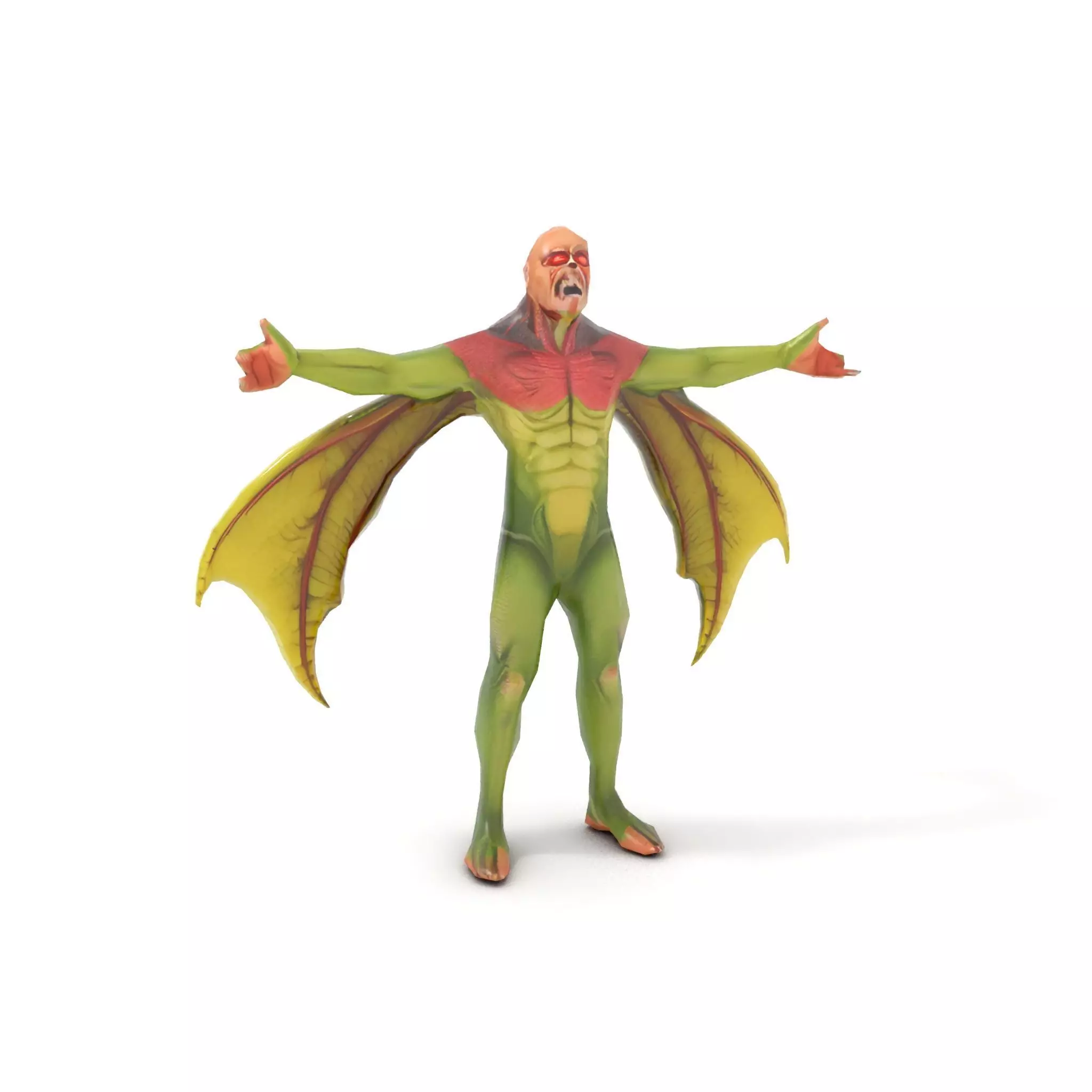 Winged Demon Creature Model Pack Low-poly 3D model_23