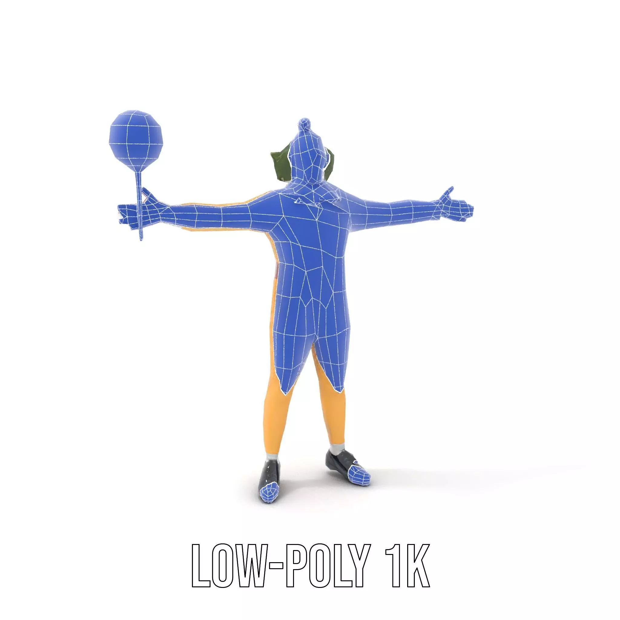 Clown Character with Balloon Model Pack Low-poly 3D model_17