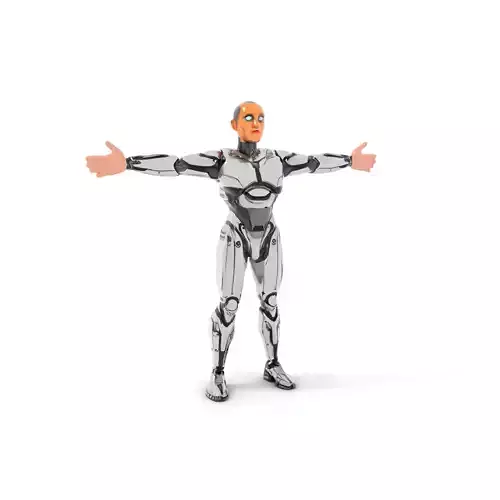Futuristic Humanoid Robot Model Pack
