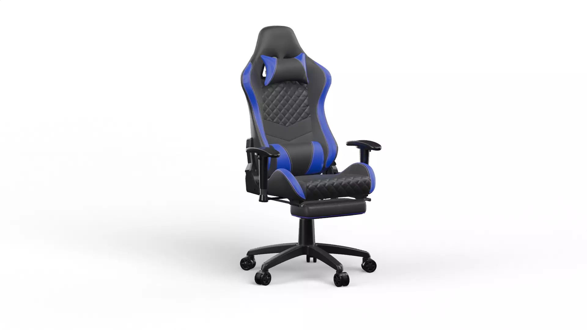 Gaming Chair 3D Model with Texture 3D model_4