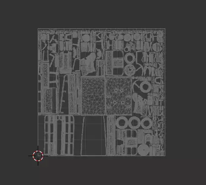 3 Wheel Cargo Motorcycle 3D model_3