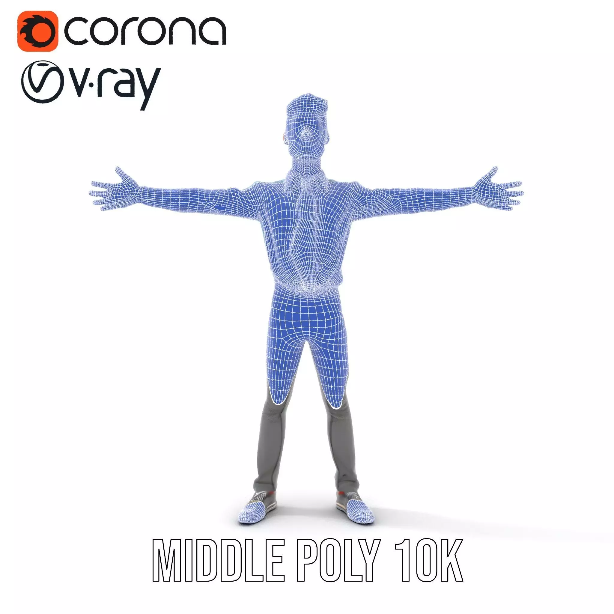 Cartoon Businessman Character Model Pack Low-poly 3D model_21